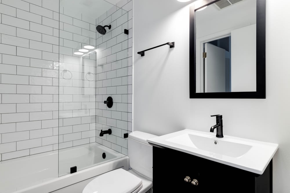 Low Cost Small Bathroom Remodel Idea – Get This Look - Alex the Architect